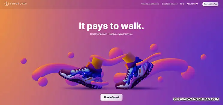 Sweatcoin运动赚钱：步行来赚取数码货币