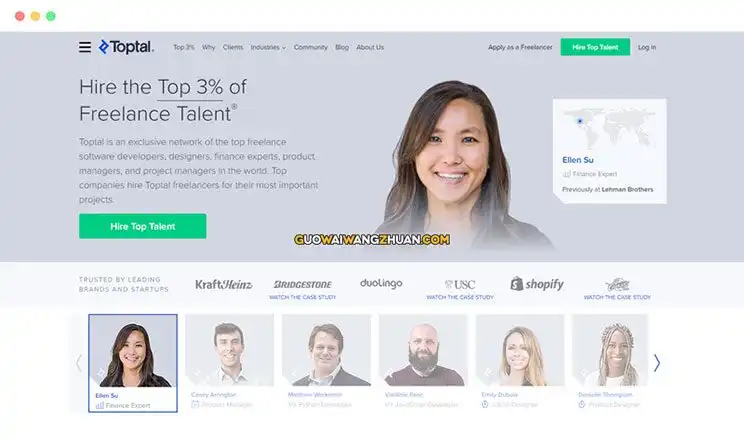 Toptal：国外热门的自由职业者威客接单平台