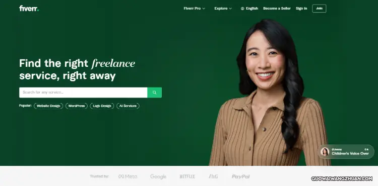 Fiverr.com 让外国人为你工作，也为你赚钱
