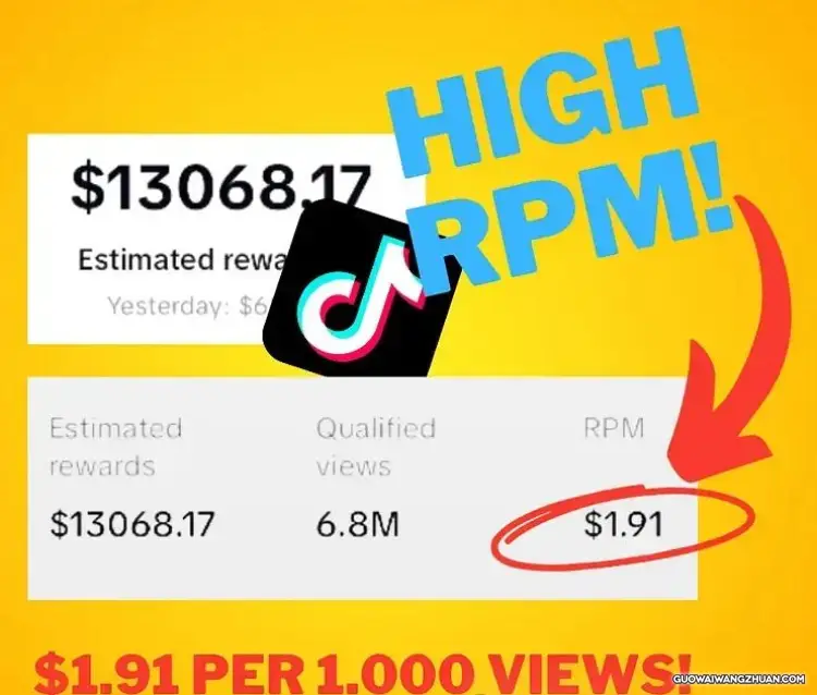 5个高 RPM TikTok 创意领域（每月 1000 美元！）