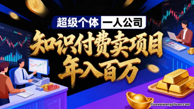 2026年“超级个体一人公司”私域卖项目年入百万，个人IP/精准引流/项目包装/转化成交