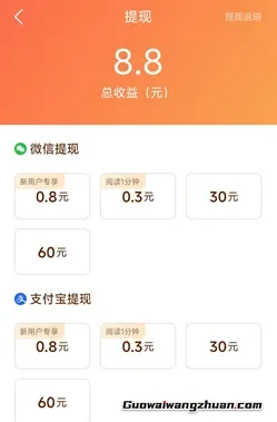 得间小说极速版：免费赚3.1元以上！领8.8元新人见面礼