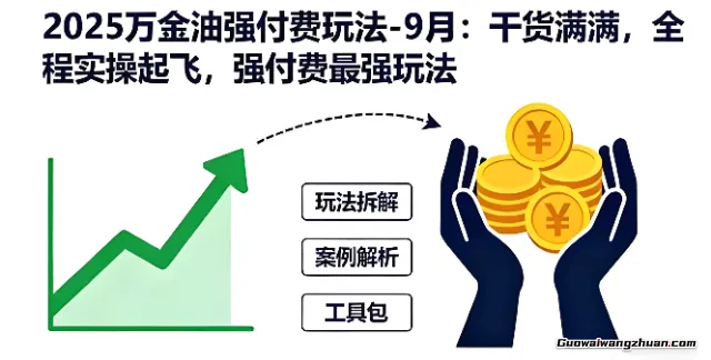 2025万金油强付费玩法9月：干货满满，全程实操起飞，强付费蕞强玩法