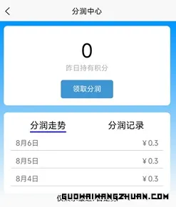 微脉网：每天领分润，0.3元提现
