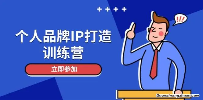 个人品牌IP打造训练营，打造人设吸粉话术，日增精准粉，玩转社群变现技巧