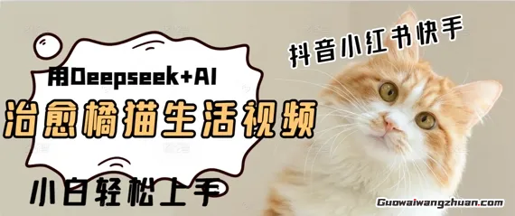 疯狂火爆，用Deepseek+AI做治愈橘猫系列视频，小白轻松制作+快速拿到结果