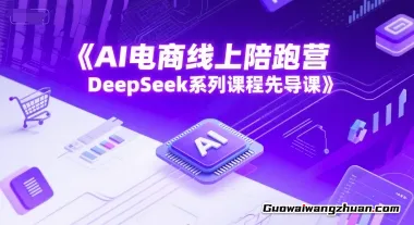 AI电商线上陪跑营，DeepSeek系列课程先导课【零基础到进阶】