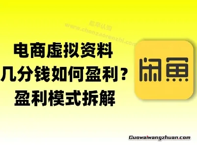 揭秘！虚拟电商1分钱资料与卡券是如何获得收益的(详细拆解)