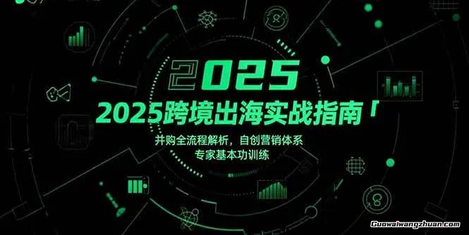 2025跨境出海实战指南，并购全流程解析，自创营销体系，专家基本功训练