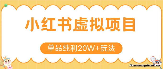 小红书虚拟电商新玩法，实现单品纯利20W+，可矩阵放大操作！