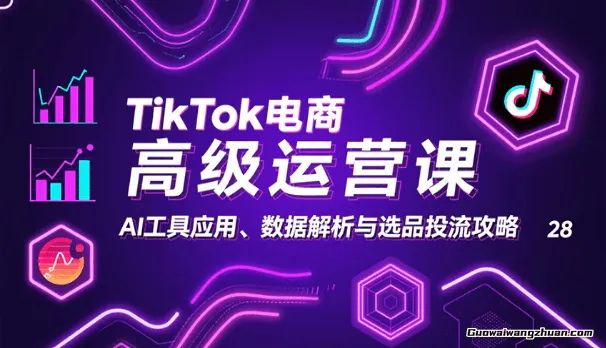 TikTok跨境运营全流程，从基础实操到高阶技巧一网打尽，轻松开启跨境电商之路