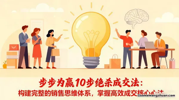 步步为赢10步绝杀成交法：构建完整的销售思维体系，掌握高效成交核心心法