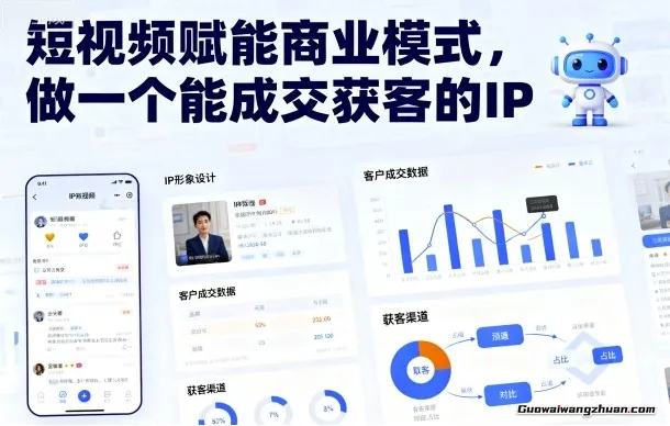 短视频赋能商业模式，做一个能成交获客的IP实战指南