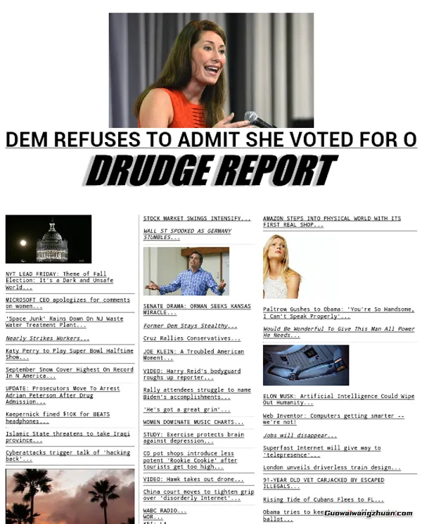 破旧网页年入几千万美金，Drudge Report到底凭啥？