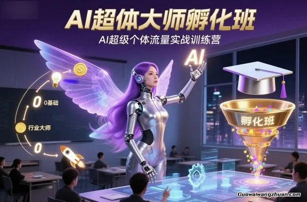 AI超体大师孵化班，AI超级个体流量实战训练营
