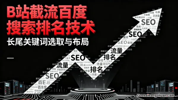 B站截流百度搜索排名技术，长尾关键词选取与布局