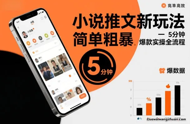小说推文新玩法，简单粗爆，5分种一个爆款实操全流程
