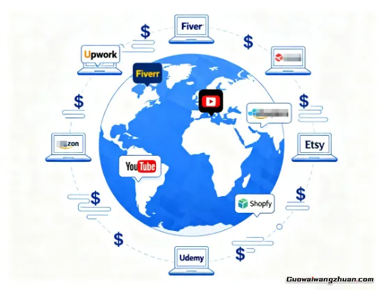 上班族悄悄赚美刀的7个海外平台，第一个你肯定用过