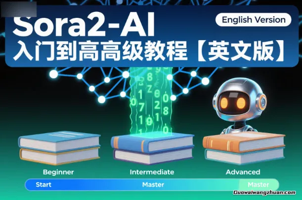 Sora2-AI入门到高级教程【英文版】适合初学者的Sora用例