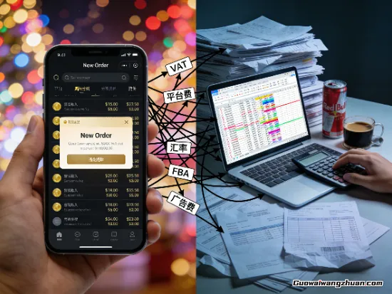 跨境电商老板的深夜，一半是订单狂欢一半是账单崩溃