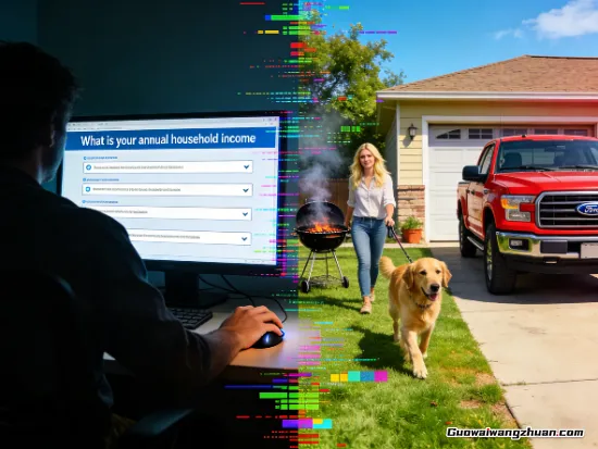 在网上假装一个美国人，靠填问卷一个月能挣多少钱