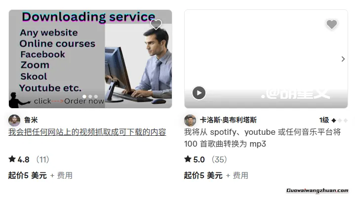 出海赚钱实战指南！在Fiverr做视频代下载服务赚美元