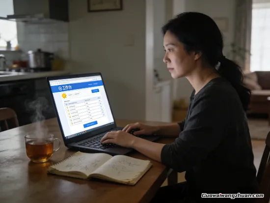 在网上回答了三千份问卷之后，她用积分给家里换了台微波炉