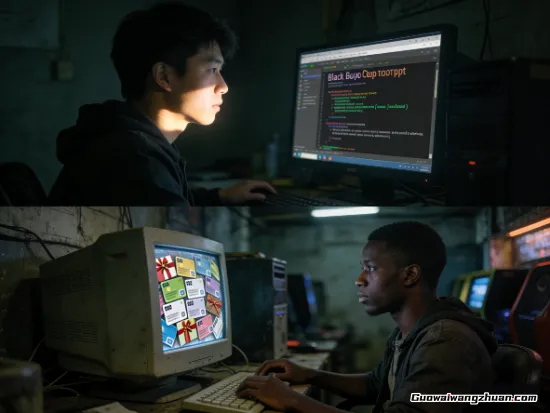 他在深夜的交易论坛潜行，试图理解一张尼日利亚礼品卡背后的饥饿与游戏