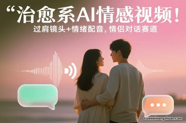 治愈系AI情感视频！过肩镜头+情绪配音，情侣对话赛道
