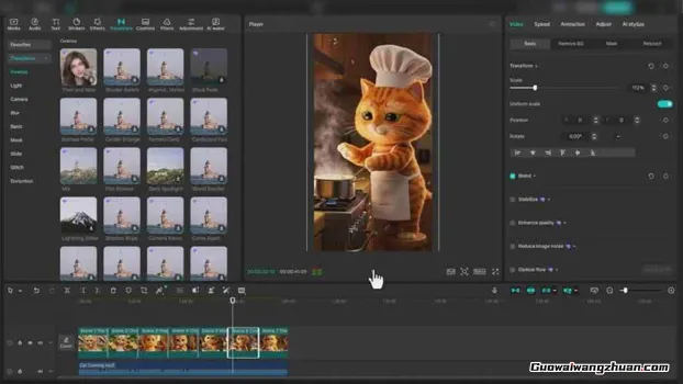AI橘猫打工视频制作教学，流量狂飙，0基础打造千万播放萌宠账号