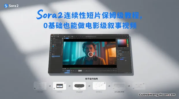 Sora2连续性短片保姆级教程，0基础也能做电影级叙事视频