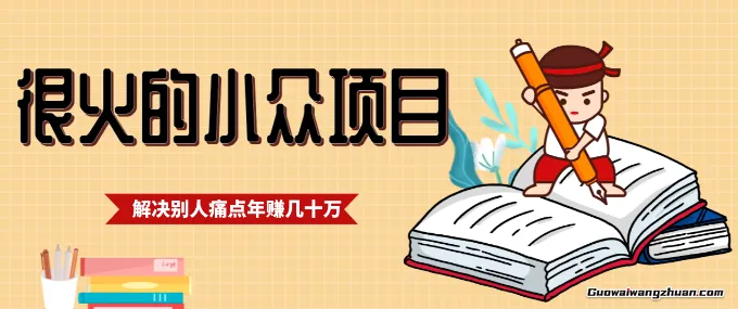 一直都很火的小众项目，抓住应届生求职痛点，这个小众项目年入几十万的底层逻辑