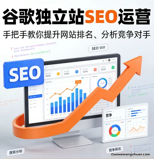 谷歌独立站SEO运营，手把手教你提升网站排名、分析竞争对手