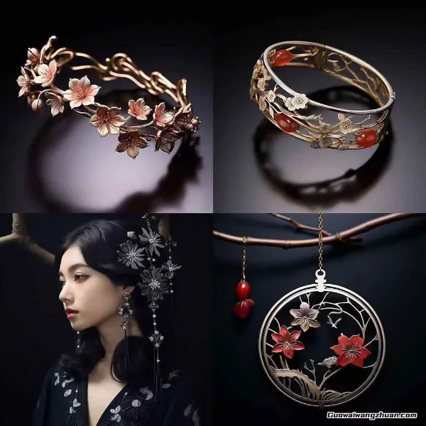 463+Midjourney珠宝摄影提示词+成品效果图,覆盖全品类珠宝,AI设计秒出专业效果