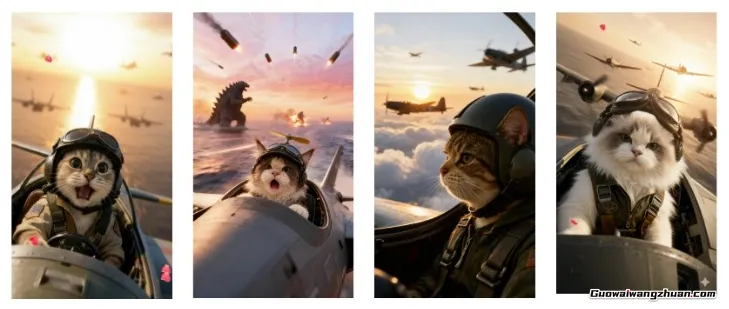 哥斯拉侵入了我的家乡–喵喵版短视频制作教学,快速起号涨粉