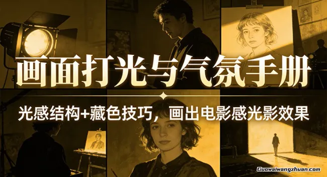 画面打光与气氛手册：光感结构+藏色技巧，画出电影感光影效果