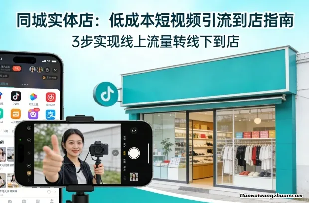 同城实体店，如何低成本把客户从短视频带到线下门店