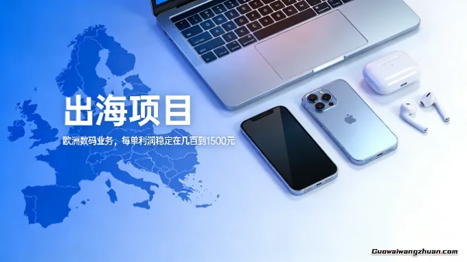 出海项目，主要做欧洲数码，目前每单稳定利润在几百到1500+