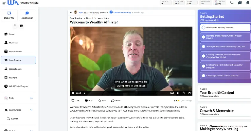 从零到盈利：我如何用Wealthy Affiliate搭建赚钱网站的真实经历