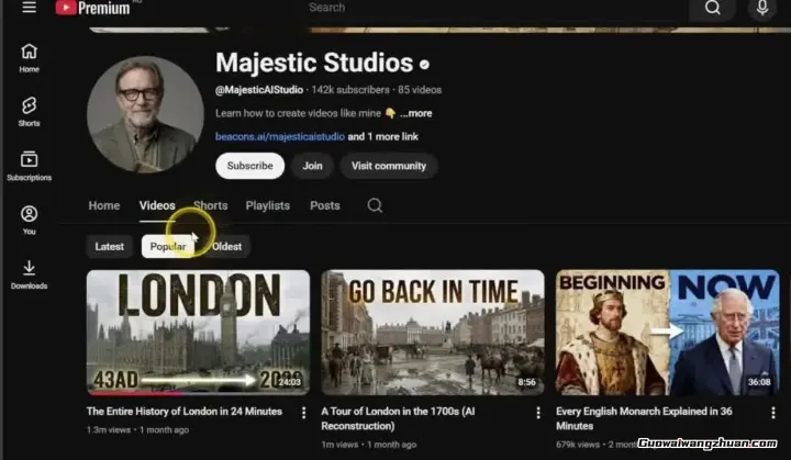 现代城市一秒变中世纪：AI视频4个月7000万播放，我是如何变现的
