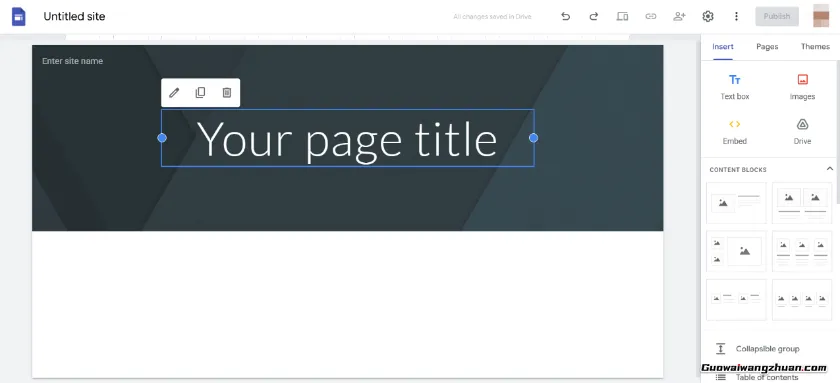 没有网站？一张落地页就能启动你的在线生意，工具只有一个Google Sites