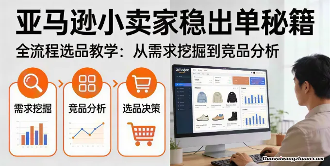 亚马逊小卖家稳出单秘籍:全流程选品教学,从需求挖掘到竞品分析,零基础也能上手