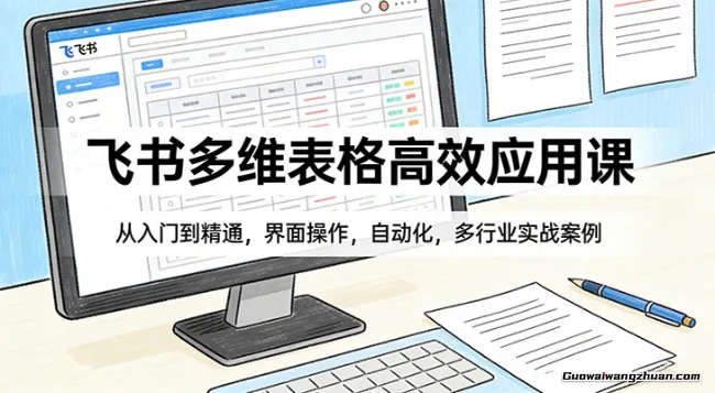 飞书多维表格高效应用课：从入门到精通，界面操作，自动化，多行业实战案例