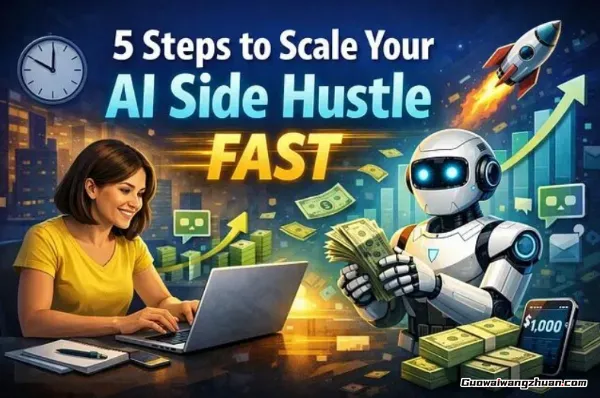 拆解首个$1000/月收入：一份可复制的AI副业5步系统指南