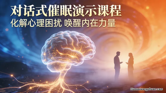对话式催眠演示课程,化解心理困扰,唤醒内在力量【真实演示+精准字幕】