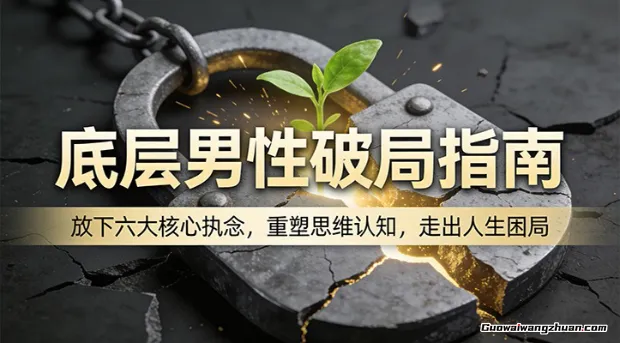 底层男性破局指南：放下六大核心执念，重塑思维认知，走出人生困局