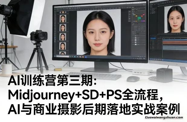 AI训练营第三期：Midjourney+SD+PS全流程，AI与商业摄影后期落地实战案例