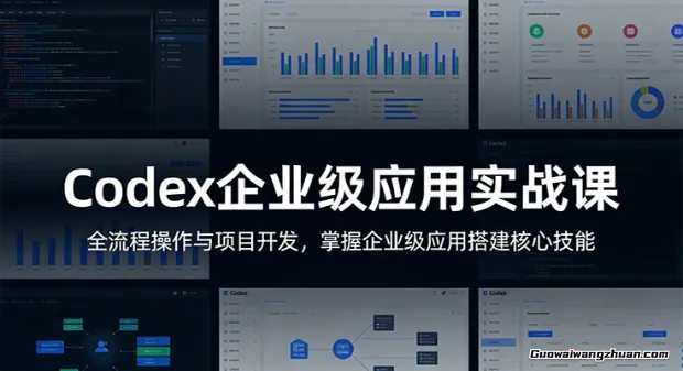Codex企业级应用实战课：全流程操作与项目开发，掌握企业级应用搭建核心技能