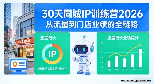 30天同城IP训练营2026年，从流量到门店业绩的全链路