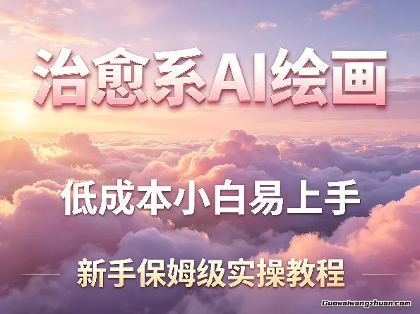治愈系AI绘画提示词项目，低成本小白易上手，每天10分钟，新手保姆级实操教程